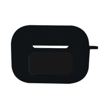 (Black) Headphone protective case Bluetooth earphones with silicone anti drop soft shel