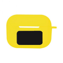 (Yellow) Headphone protective case Bluetooth earphones with silicone anti drop soft shel