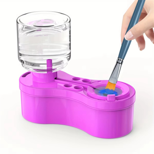 Paint Brush Cleaner With Drain Button Automatic Water Circulation A 1