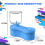 Paint Brush Cleaner With Drain Button Automatic Water Circulation A 7