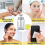 2PCS 6Oz / 180ml Clear Acetone Dispenser with Cap 7