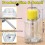2PCS 6Oz / 180ml Clear Acetone Dispenser with Cap 5