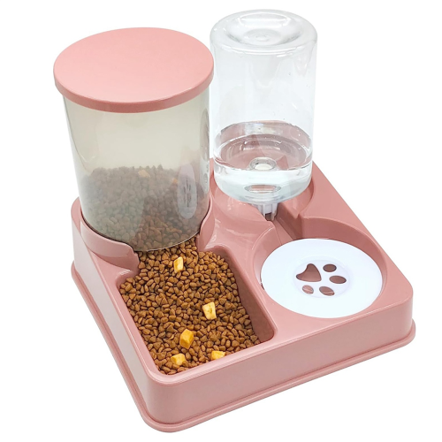 Automatic Cat Feeder Water Dispenser Set 2 in 1
