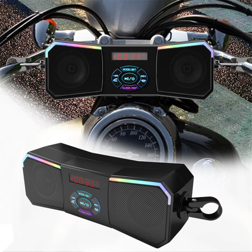 Off-Road Motorcycle Speakers 12V Wireless Stereo Audio System 2