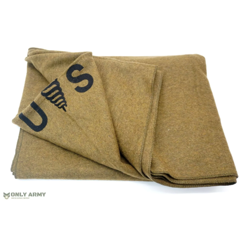 Wool Blanket Embroidered Camping Outdoor Lightweight Soft 155 x 200cm 1