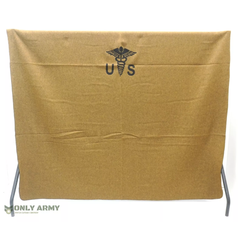 Wool Blanket Embroidered Camping Outdoor Lightweight Soft 155 x 200cm 2