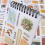Vintage Stickers for Scrapbooking, 50 Sheets Precut Washi Stickers B 4