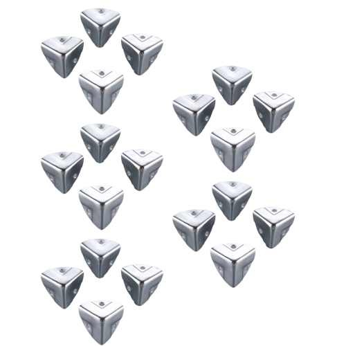 20pc Metal Wooden Wine Box Corner Protection Flight Air Case
