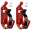 2PCS Shovel Holder Car Luggage Rack Holder Tool Quick Release Clamp 1
