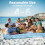 Beach Blanket Large Beach Mat Sandproof 86.6' X 70.8', Compact Sand Free Mat 2