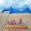 Beach Blanket Large Beach Mat Sandproof 86.6' X 70.8', Compact Sand Free Mat 5