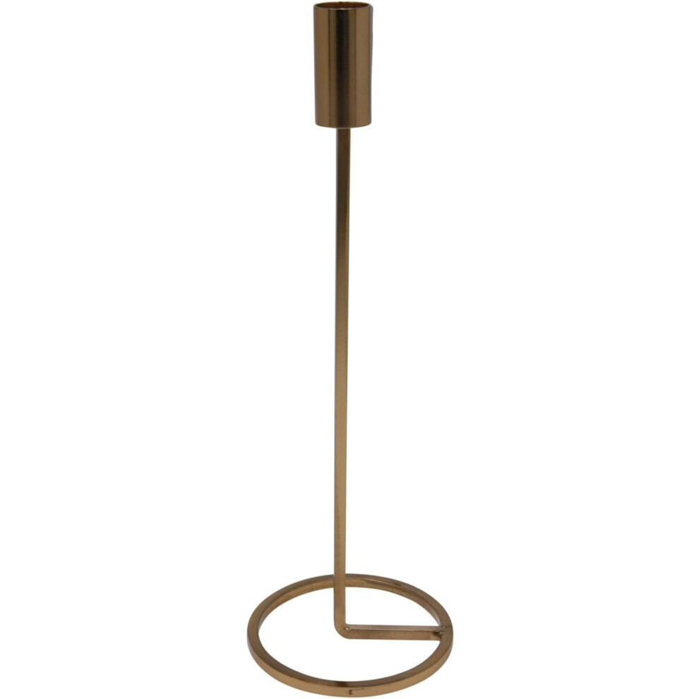 Urbn Living ( 31Cm, 2) Metal Candlestick Taper Candle Holder Stand Home Décor Wedding Table Centrepiece Gold