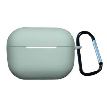 (For AirPods Pro 2, Cerulean) Earphone Silicone Protective Case with Buckle For AirPods Pro 2