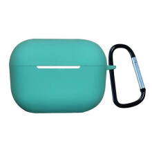(with Buckle, Mint Green) Earphone Silicone Protective Case with Buckle For AirPods Pro 2