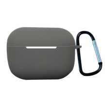 (For AirPods Pro 2, Galaxy Grey) Earphone Silicone Protective Case with Buckle For AirPods Pro 2