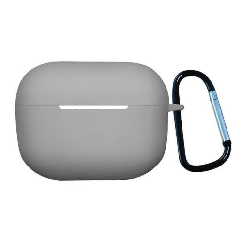 (with Buckle, Grey) Earphone Silicone Protective Case with Buckle For AirPods Pro 2