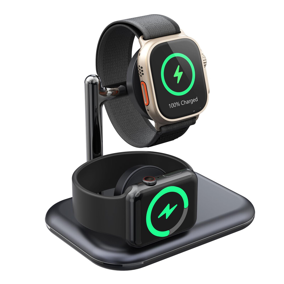 Charger Stand For Apple Watch, 2 In 1 Foldable Station For Apple Watch Ultra/Ultra2/10/9/8/7/6/5/3/2/1/Se/Se2 354398643753