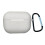 (with Buckle, White) Earphone Silicone Protective Case with Buckle For AirPods Pro 2 1