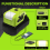 Battery Adapter for 40V Electric Tool Li-Ion Battery LED Light 6