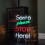 Premier 35cm Light up Santa Please Stop Here Neon Christmas Sign 6