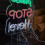 Premier 35cm Light up Santa Please Stop Here Neon Christmas Sign 7