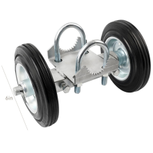 Heavy-Duty Steel Rolling Gate 6Inch RubberWheel Carrier