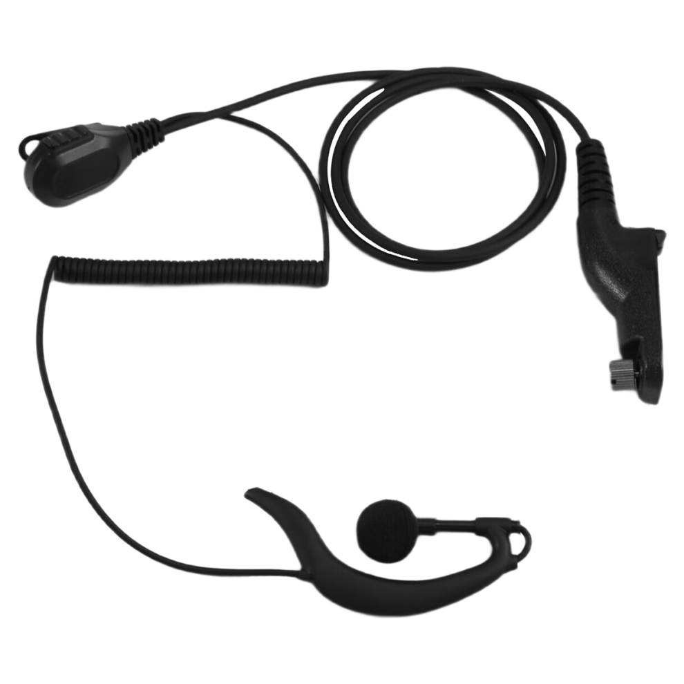 Ptt Headset Mic Radios Flexible Earpiece 4853968567384