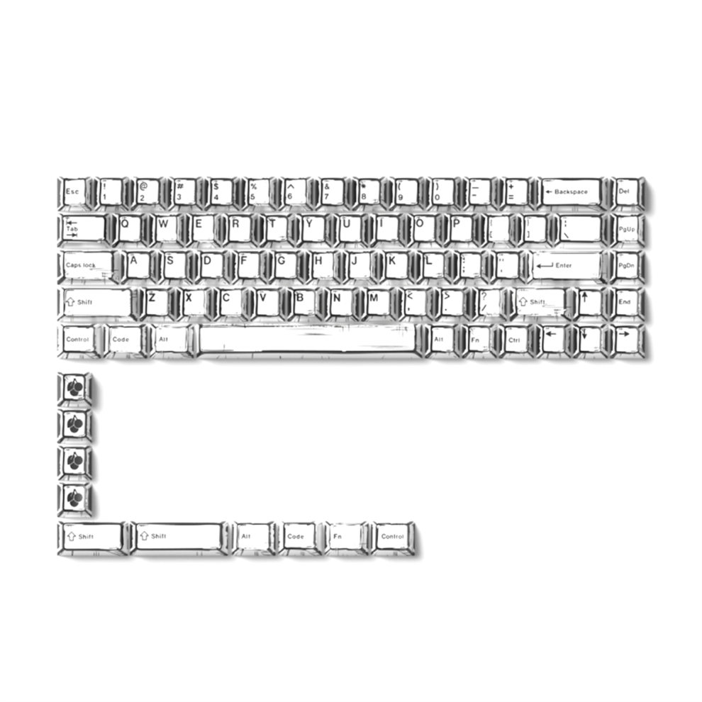 Comic Keycaps Eva01 Bow-Cherry Profile Pbt Dye-Sub 78 Keys A 4853968565588