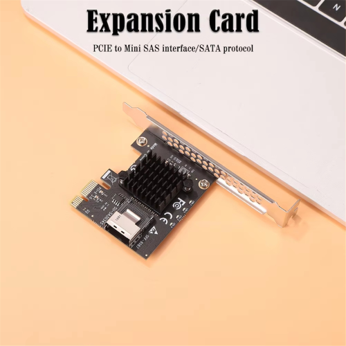 Karta adaptera PCIe 1x do Mini SAS SFF-8087, Mini PCIe X1 2.0 1