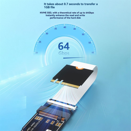 Kabel przedłużający połączenie interfejsu M.2 Key M do Key A+E 1