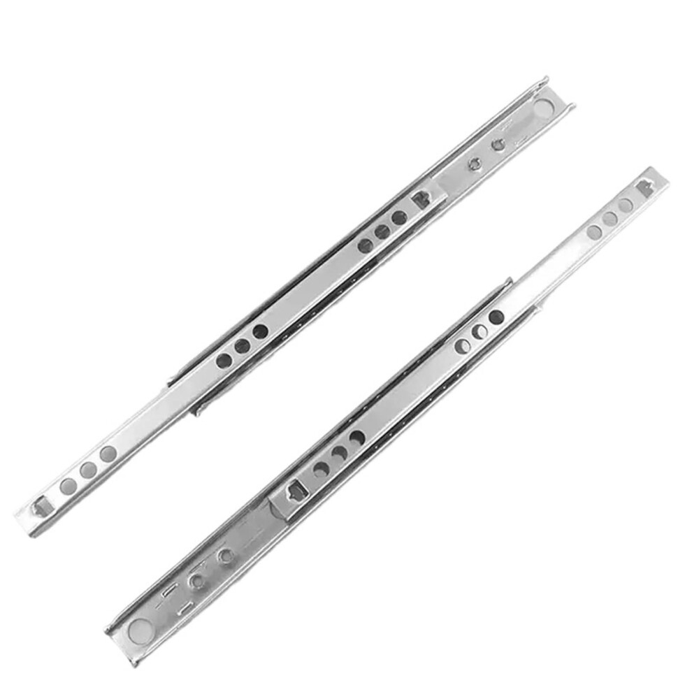 Full Extension Telescopic Slide Drawer Slides 1Pair Drawer Steel Ball Rail Slide (17Mm 18Inch 450Mm) 358517548622