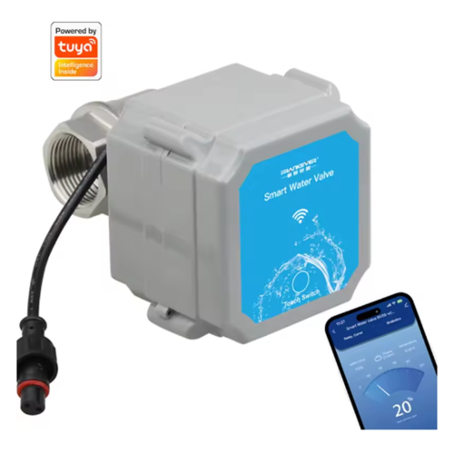Tuya Wifi Intelligent Water Ball Valve Automation Voice Control,A 1