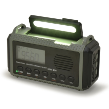 Solar Hand Crank AM FM SW NOAA Weather Radio 4 Ways Powered 10000MAh
