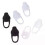 (Transparent) 10pcs Silicone In-Ear Bluetooth Earphone Covers Tips Headset Earplug Ear Pads Cushion For Earphone Mp3 4