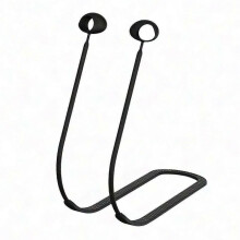 (Black) Sweat-Proof Soft Bluetooth Earbuds Neck Rope for  Galaxy Buds 2 - Anti-Lost Lanyard with Skin Affinity