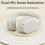 (Khaki)T2 Foldable High Definition Stereo ENC Noise Reduction Wireless Gaming Headphones with Mic 3