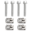 Exhaust Manifold Bolt Set Flange Bolt U-Nut Hardware Kit 6036734AA 5