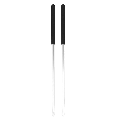 1 Pair Aluminum Alloy Drumsticks Percussion Accessories Silver 1