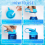 4 Pcs Silicone Soda Can Lids with Straw, Can Lids with Handle 3