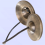 Handmade Bell Retro Brass Cymbals 7cm Bells Retro 3
