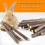 100pcs Hamster Rabbits Teeth Grinding Tree Stick Minerals Molar 5