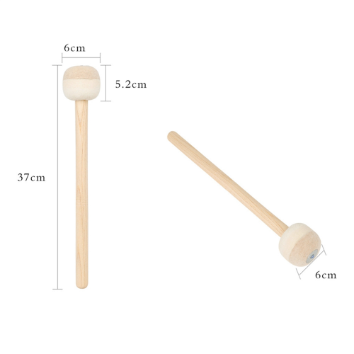 Snare Drum Hammers Hardwood Drum Hammers Wooden Drum Hammers Set 2