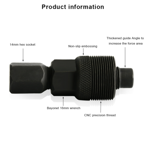 Bicycle Crank Extractor Puller Mountain Bike Crank Arm Removal Tool 2