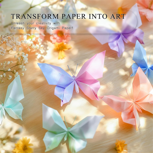 400 Sheets Origami Paper, Starry- Origami Paper Double Sided 2