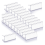 100 Pcs Wood Shelf Label Holders Clear Plastic Price Tag 1