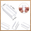 100 Pcs Wood Shelf Label Holders Clear Plastic Price Tag 3