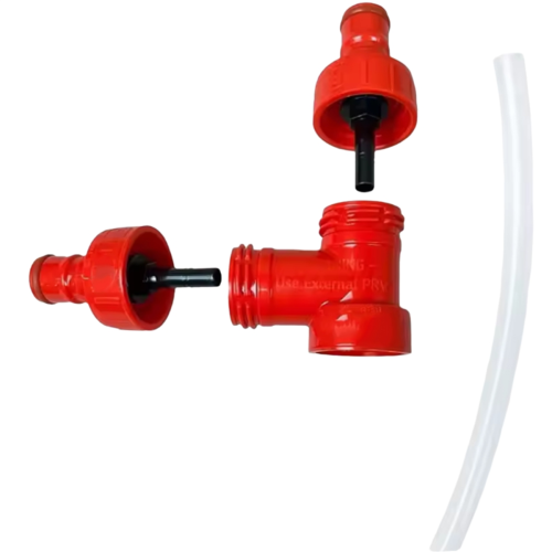 Carbonation Cap Tee Adapter Plastic Bottling Kits