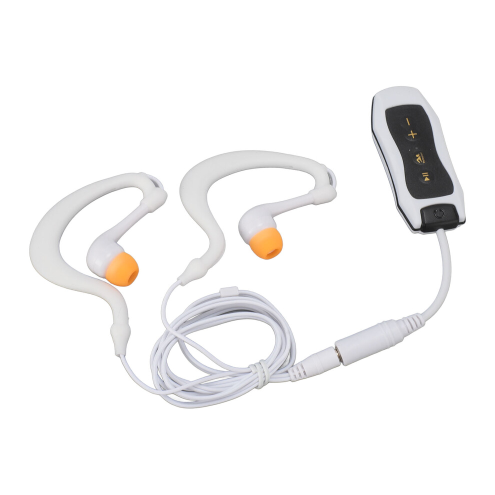 Waterproof Mp3 Player Ipx8 8Gb With Earphones White 8111326863407