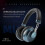 (Green) VJ083 Folding Wireless Headset Bluetooth Competitive Game Music Sports Plug Cartoon Wireless Headset 3