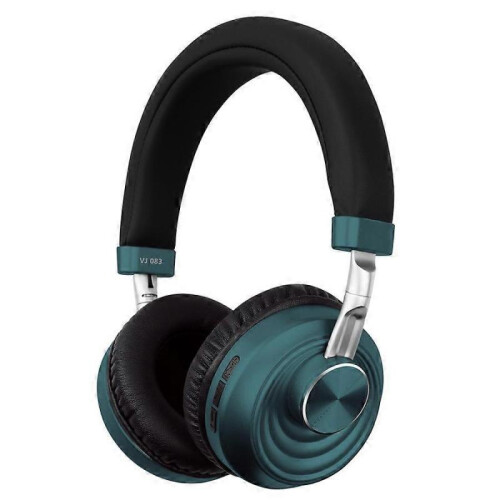 (Green) VJ083 Folding Wireless Headset Bluetooth Competitive Game Music Sports Plug Cartoon Wireless Headset 1